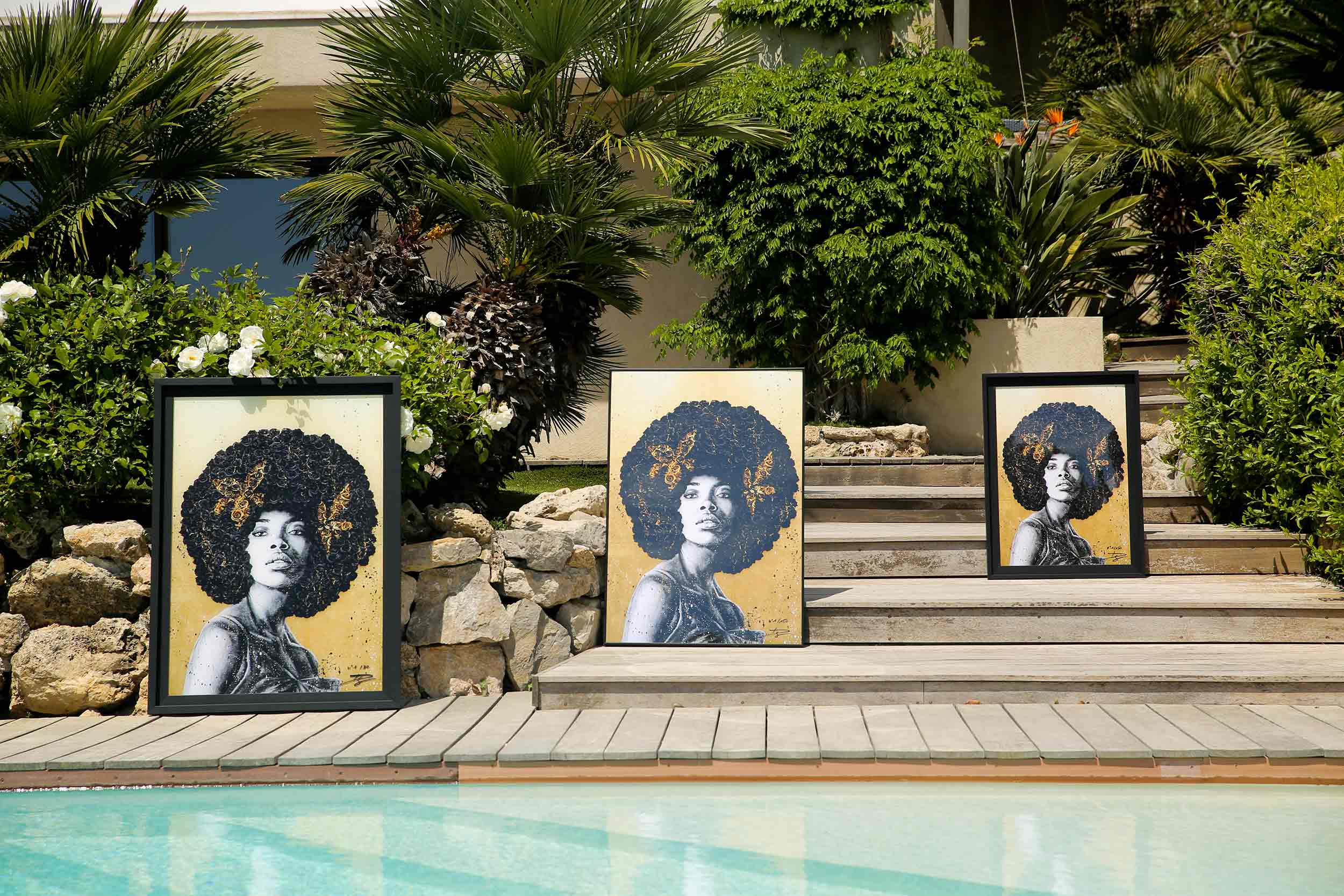 "Nina" Édition Prestige sur Plexiglas