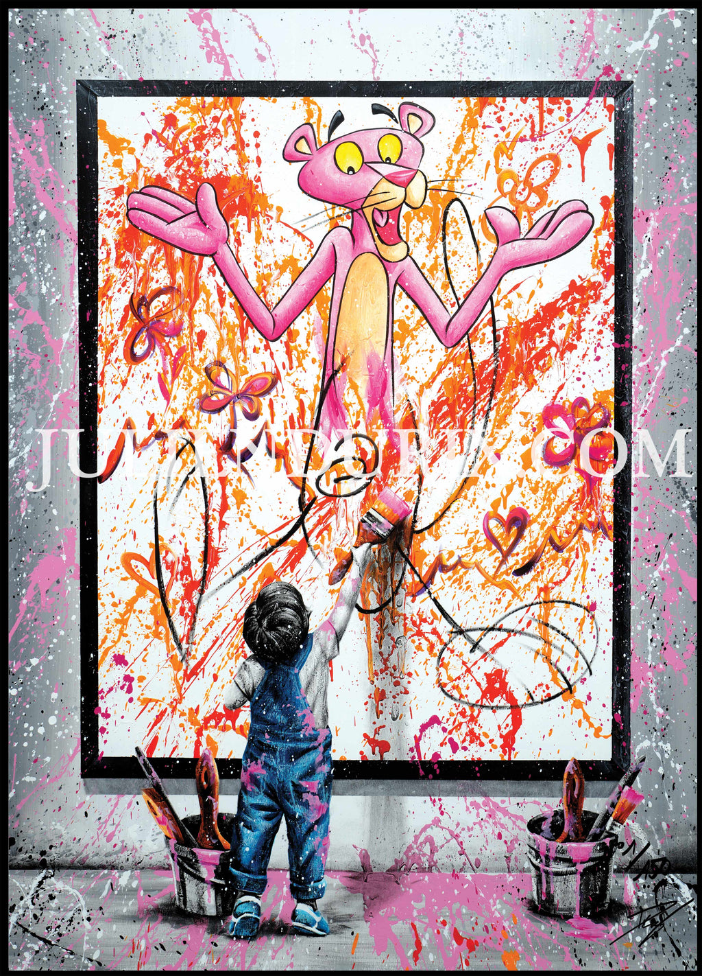 "First painting Pink version" - limitée à 150 exemplaires