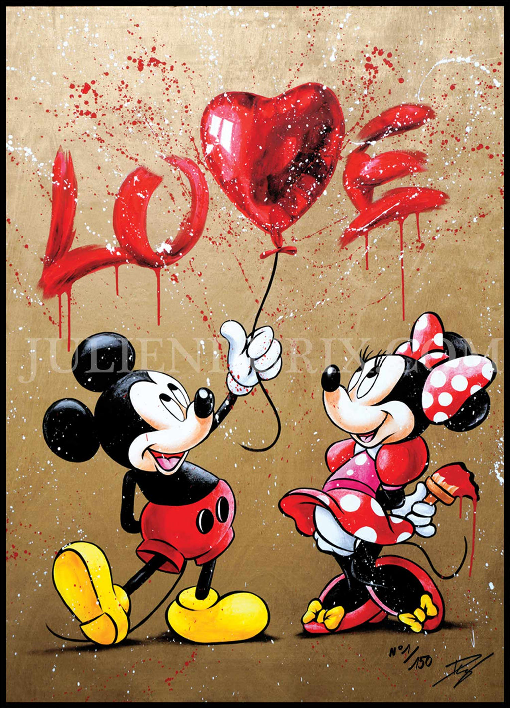 "LOVE" GOLD version - limitée à 150 exemplaires