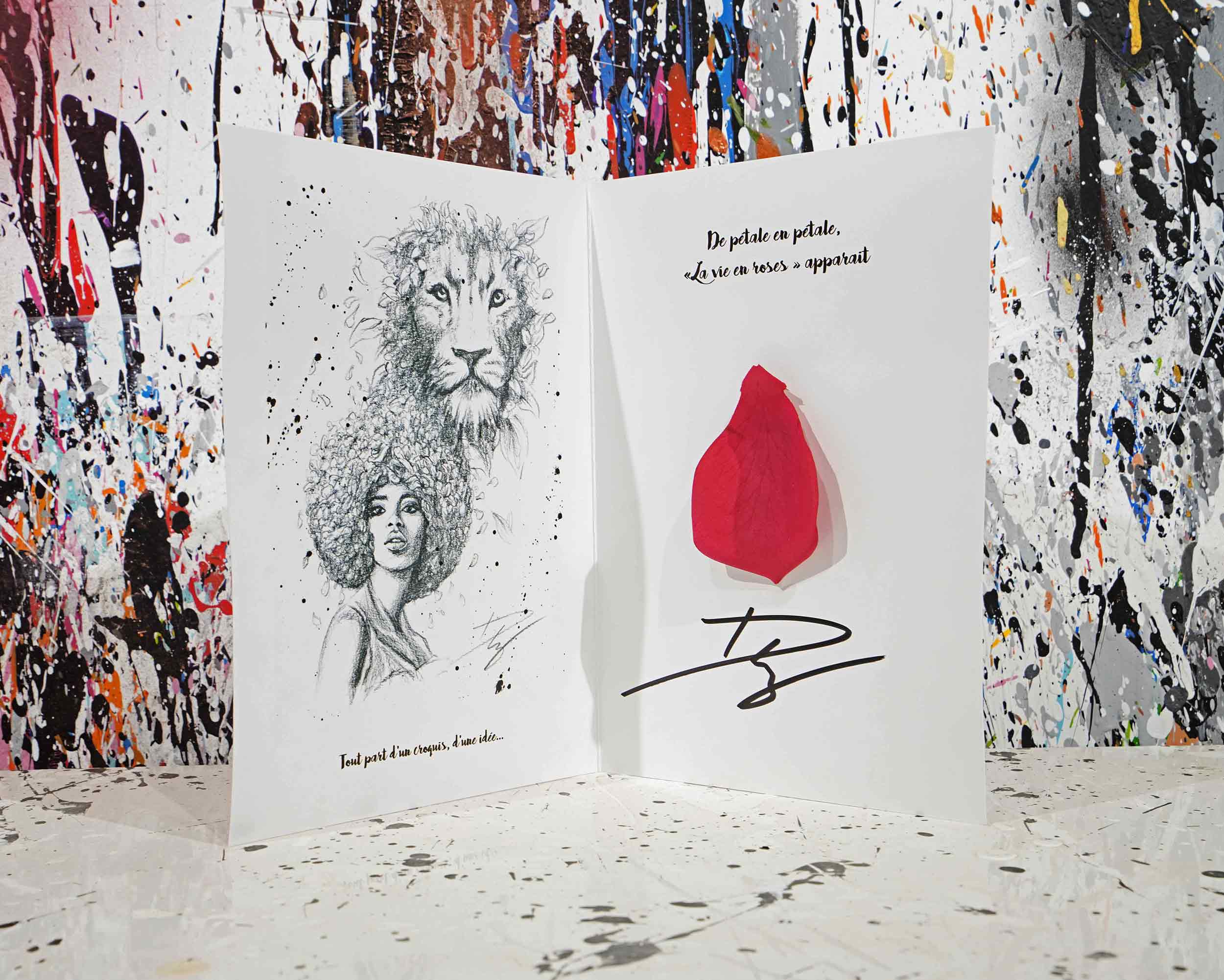 "Nina" Édition Prestige sur Plexiglas