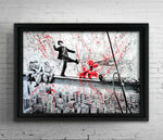 "Working day" Édition Prestige sur Plexiglas - Encadrement "caisse américaine"