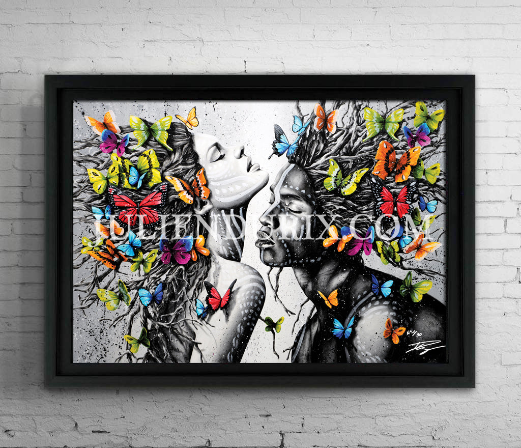 "Wild life" #5 Édition Prestige sur Plexiglas - Encadrement caisse américaine