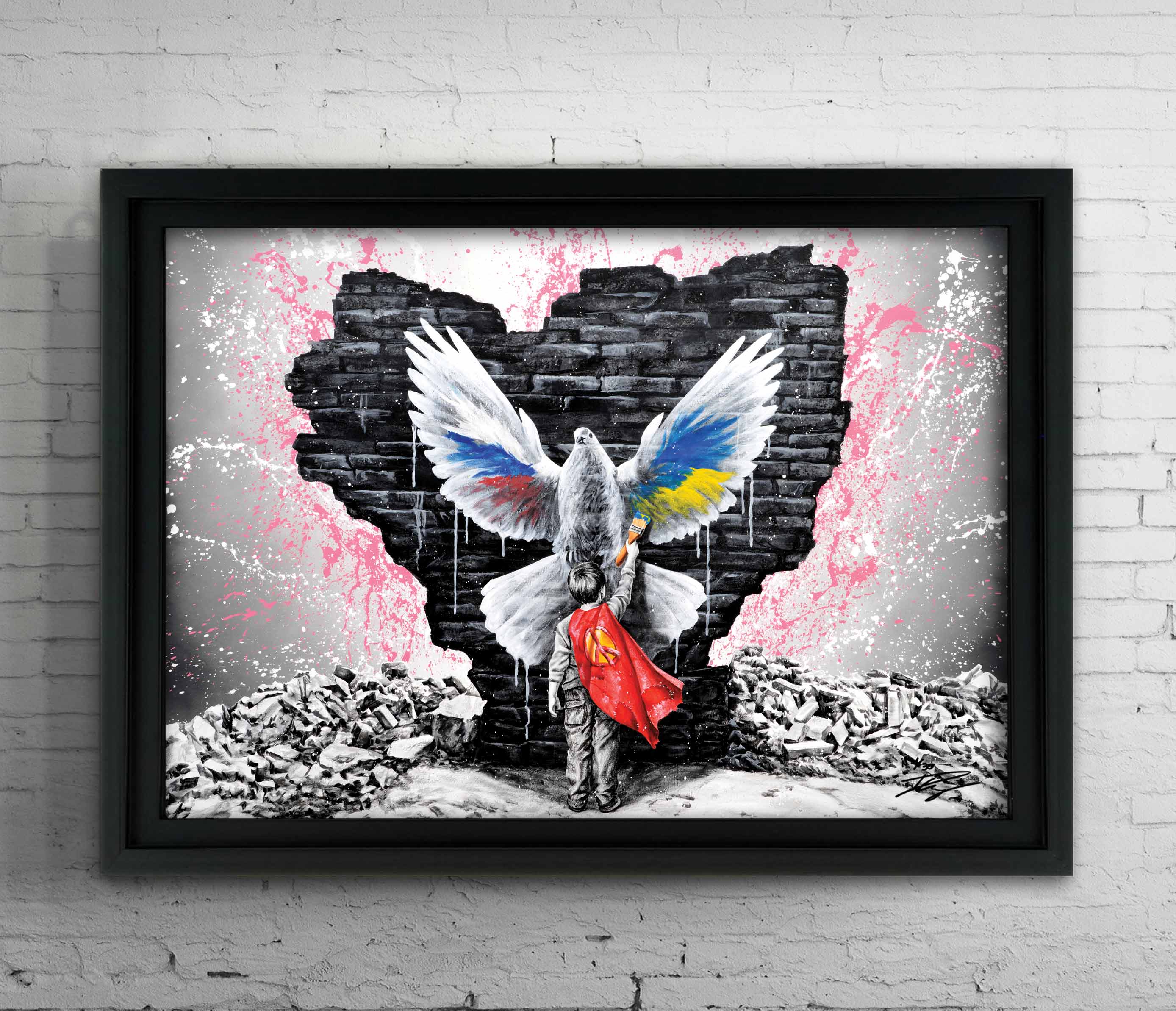 " Child of peace" Édition Prestige sur Plexiglas