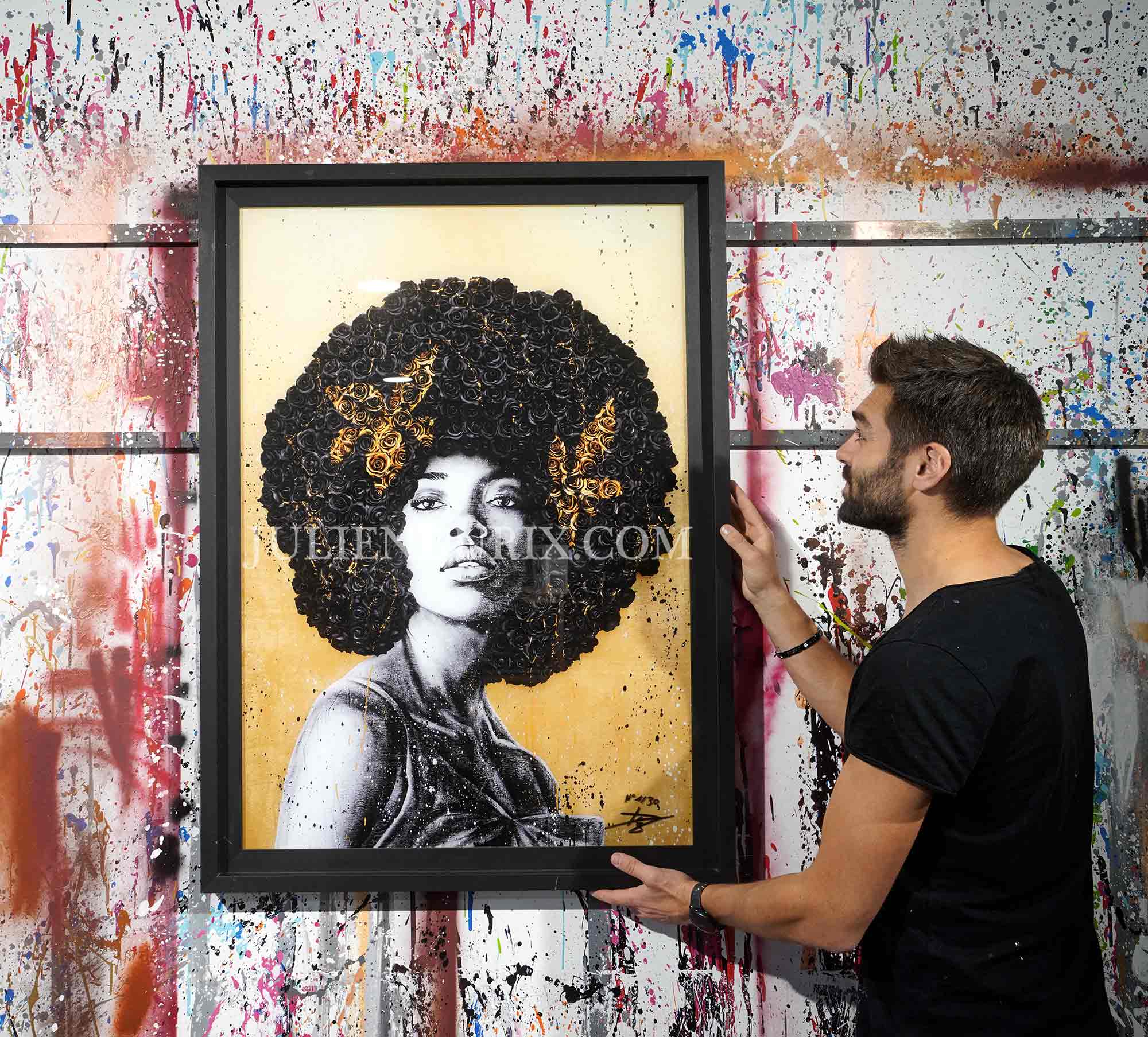"Nina" Édition Prestige sur Plexiglas