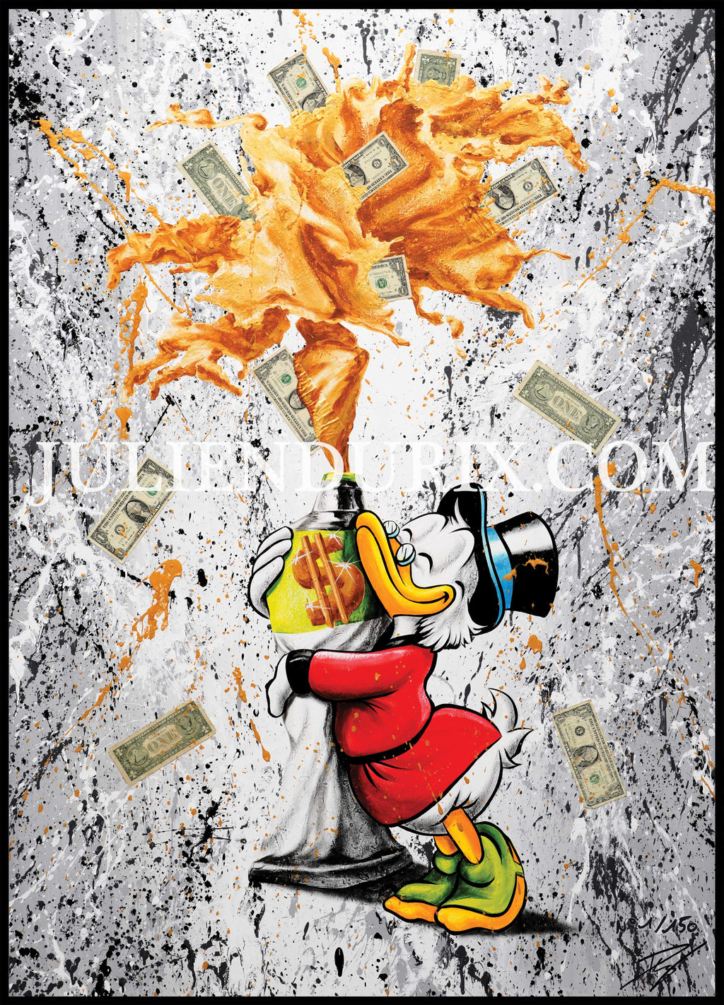 "Raining dollars" - limitée à 150 exemplaires