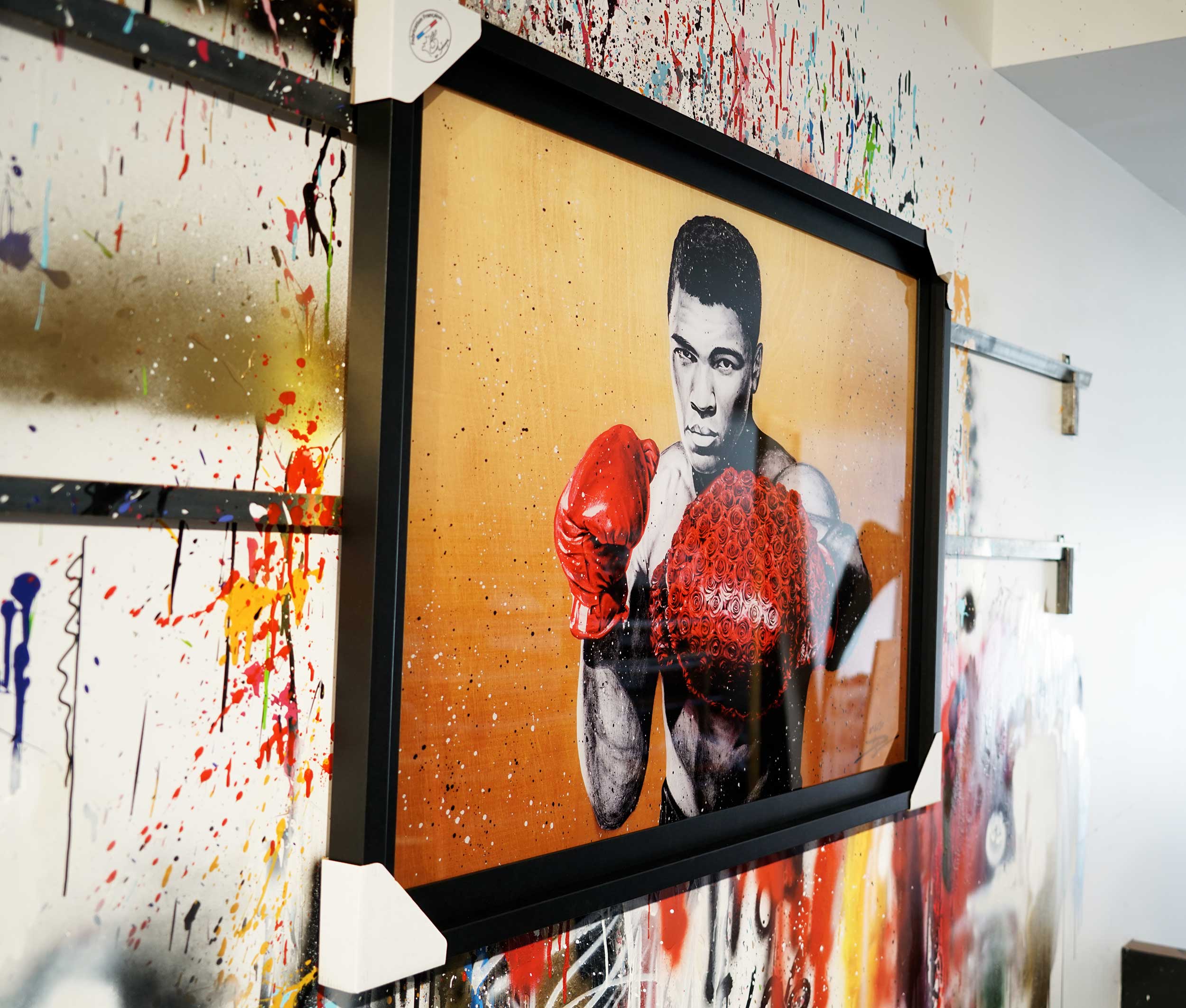 " Sting like a rose " Édition Prestige sur Plexiglas