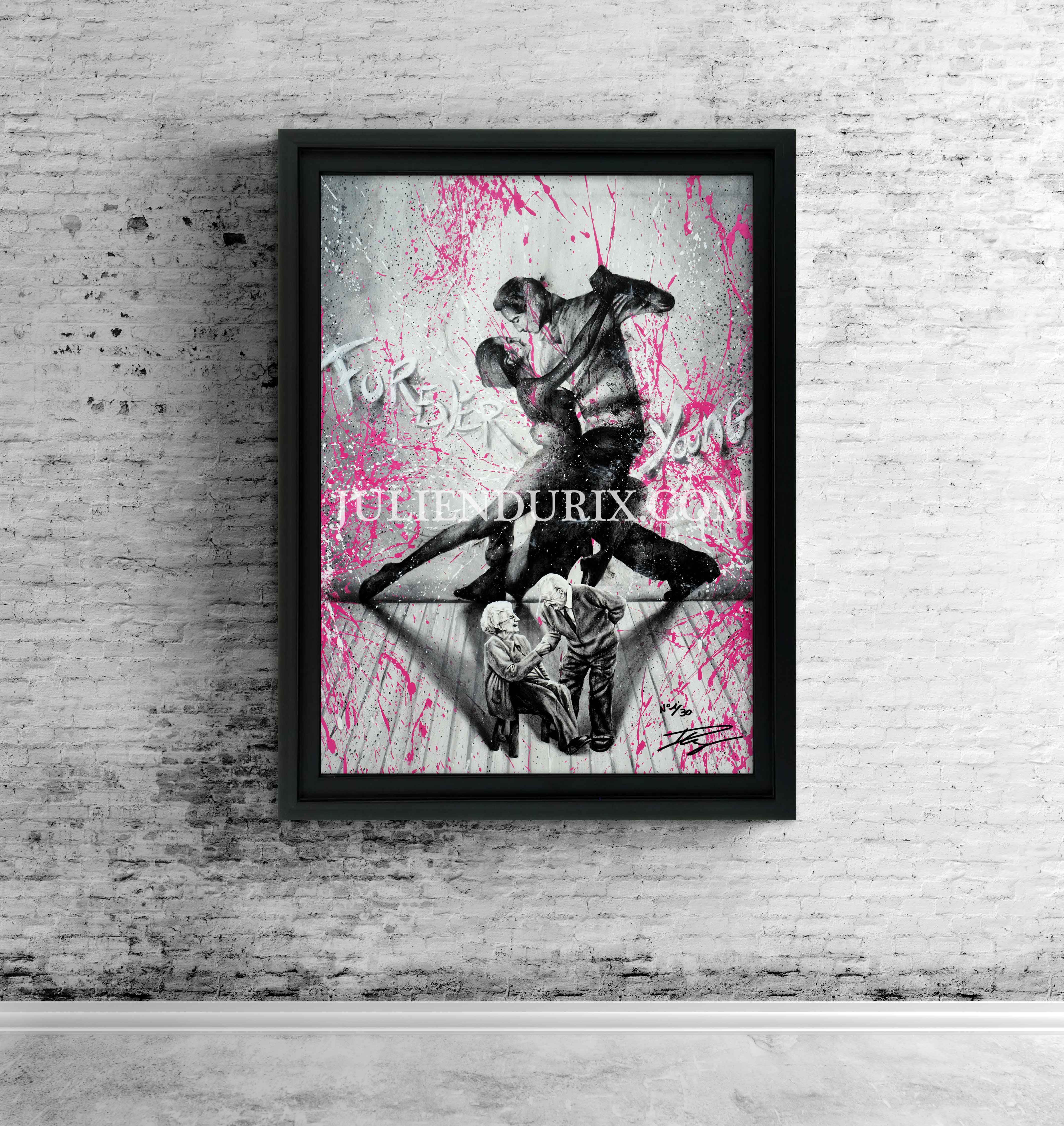 "Forever young" Édition Prestige sur Plexiglas