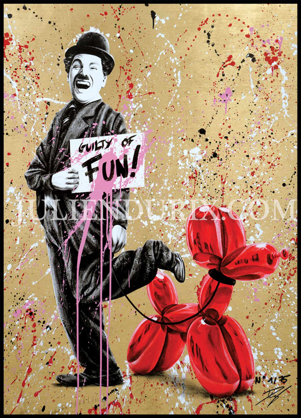 "Guilty of fun" Gold - limitée à 75 exemplaires