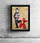 " Guilty of fun " Gold Édition Prestige sur Plexiglas