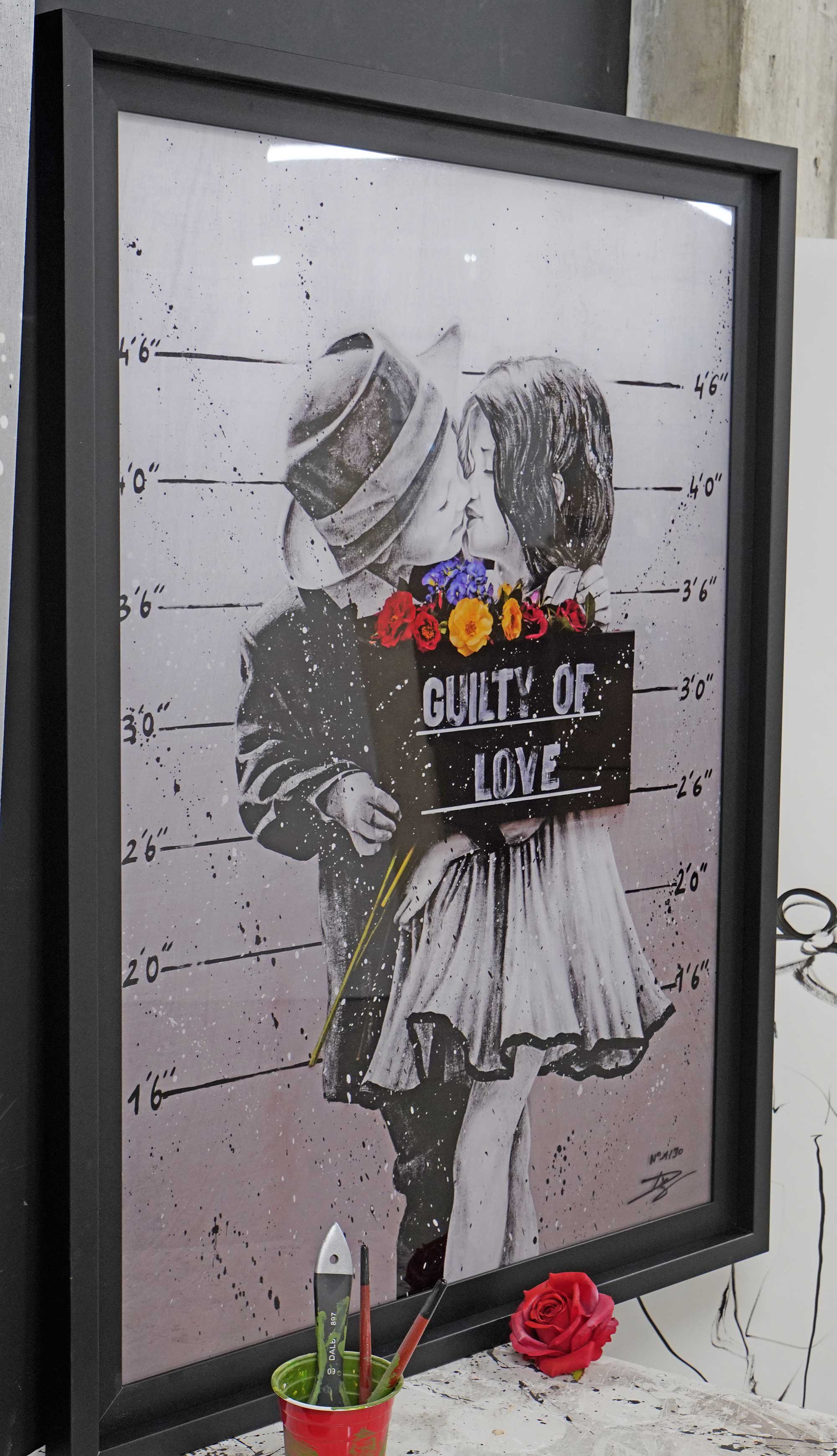 " Guilty of love " Édition Prestige sur Plexiglas