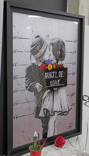 " Guilty of love " Édition Prestige sur Plexiglas