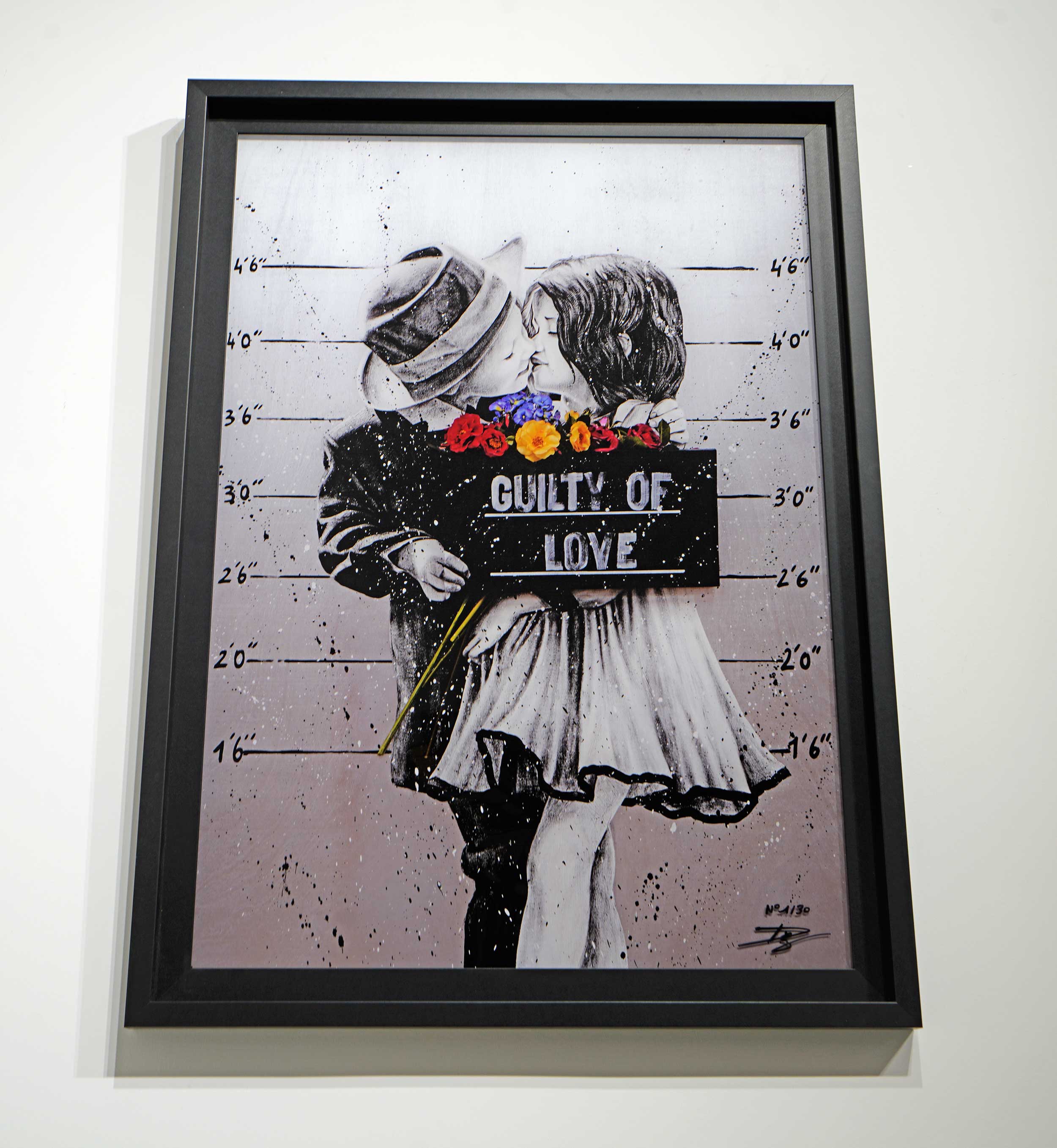 " Guilty of love " Édition Prestige sur Plexiglas