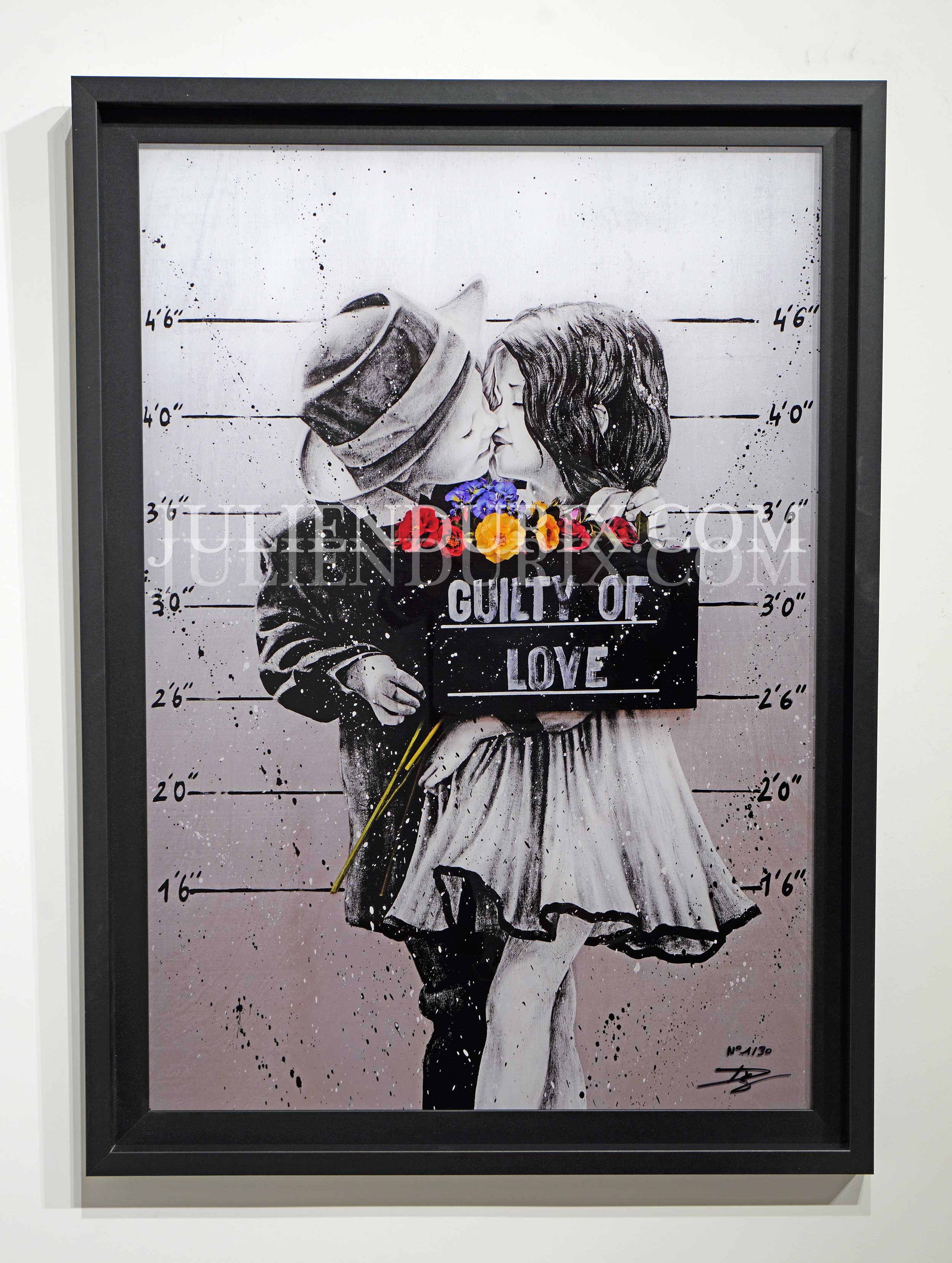 " Guilty of love " Édition Prestige sur Plexiglas