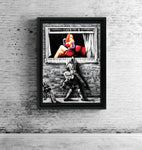 "School of life" Édition Prestige sur Plexiglas - Encadrement caisse américaine