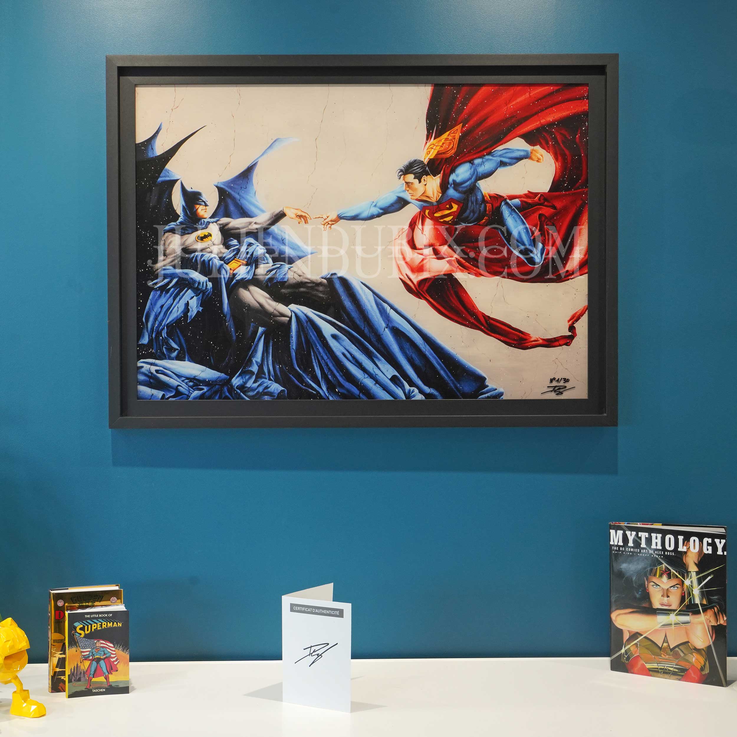 " The creation of heroes " Édition Prestige sur Plexiglas