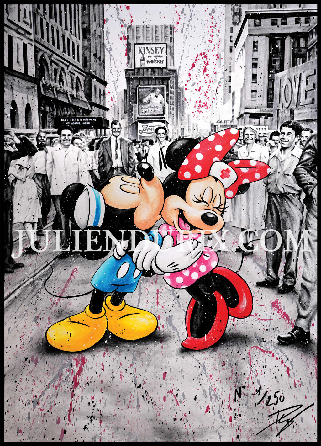"Times square kiss" - limitée à 250 exemplaires