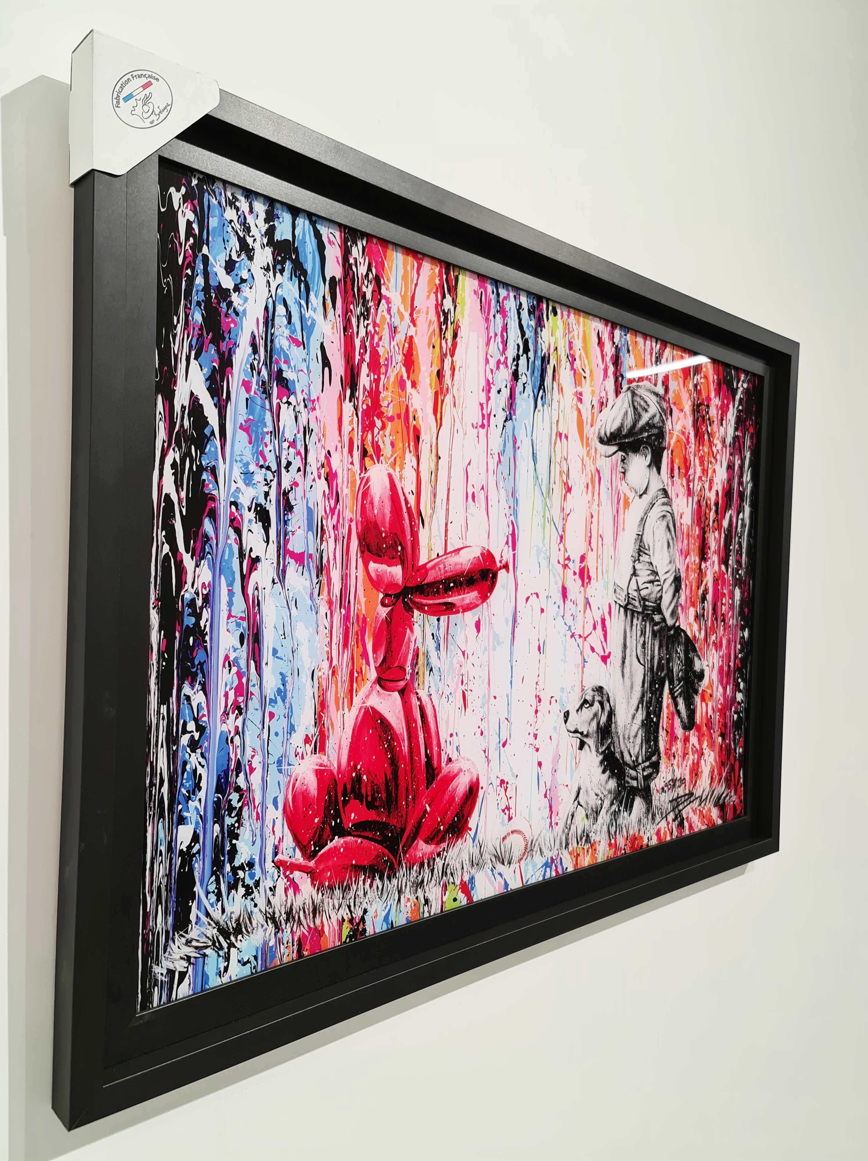 "Young friends" #2 Édition Prestige sur Plexiglas - Encadrement caisse américaine