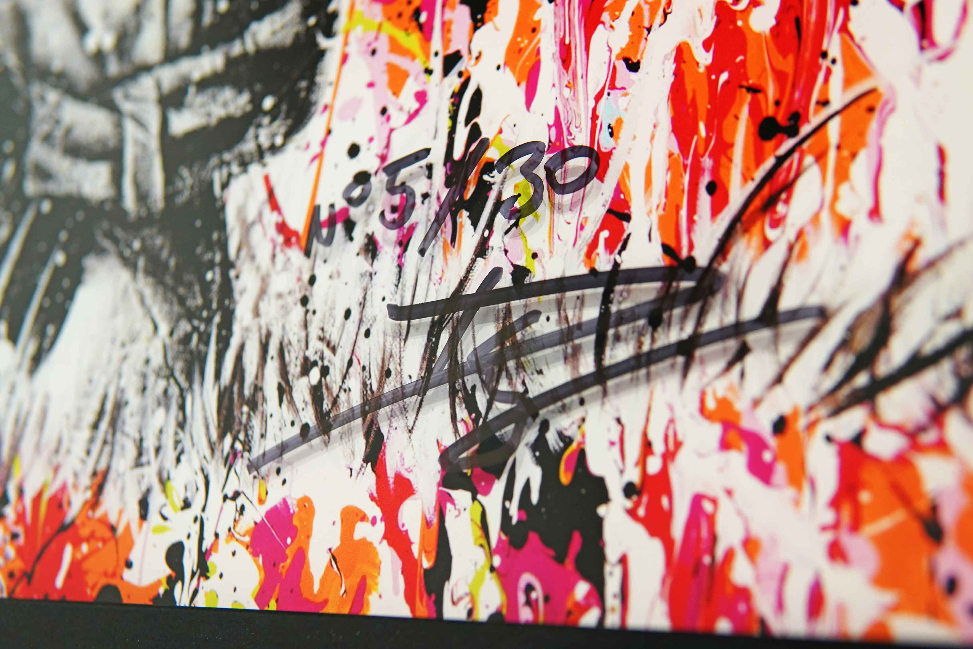 "Young friends" #2 Édition Prestige sur Plexiglas - Encadrement caisse américaine