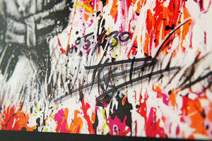 "Young friends" #2 Édition Prestige sur Plexiglas - Encadrement caisse américaine